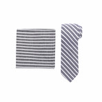 Balgove Tie + Pocket Square Set // Navy