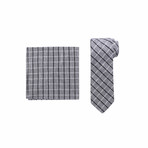 Berwick Tie + Pocket Square Set // Grey