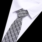 Berwick Tie + Pocket Square Set // Grey