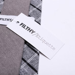 Berwick Tie + Pocket Square Set // Grey