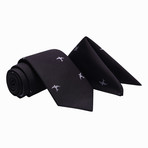 Andrews Tie + Pocket Square Set // Navy