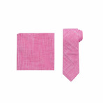 Muirfield Tie + Pocket Square Set // Red