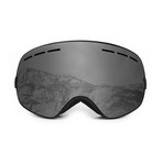 CERVINO // Ski Goggles // Black Frame (Black Frame with Smoke Lens)