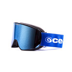 ASPEN // Ski Goggles // Black Frame (Revo Blue Lens)