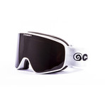 ASPEN // Ski Goggles // White Frame (Smoke Lens)