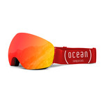 ARLBERG // Ski Goggles // Red Frame + Revo Red Lens