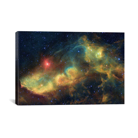 Reflection Complex In Scorpius III (IC 4592) (18"W x 26"H x 0.75"D)