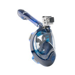 Full Face Snorkel Mask // GoPro 2.0 Edition // Blue