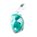 Full Face Snorkel Mask // GoPro Edition // Green (Small/Medium)