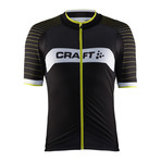 Gran Fondo Jersey // Black + Race (XL)