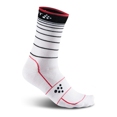 Gran Fondo Sock // Black + White // Pack of 2 (XS)