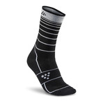 Gran Fondo Sock // Black + White // Pack of 2 (S)