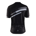 Reel Graphic Jersey // Black + Platinum (M)