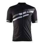 Reel Graphic Jersey // Black + Platinum (M)