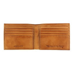 Line Drive Bifold Wallet // Tan