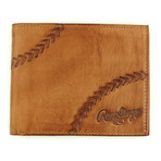 Line Drive Bifold Wallet // Tan