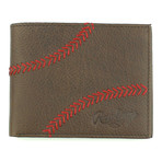 Home Run Bifold Wallet // Brown