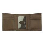 Home Run Trifold Wallet // Brown