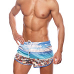 Beach Shorts // Blue (Small)