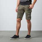 Warshaw Cargo Shorts // Olive (34)