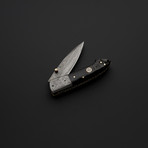 Reo Sheep Horn Folding Knife