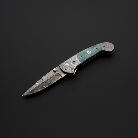 Haruto Camel Bone Folding Knife