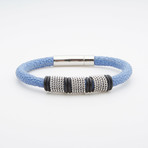 Magnetic Clasp Bracelet // Blue