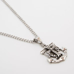 Anchor Pendant // Silver
