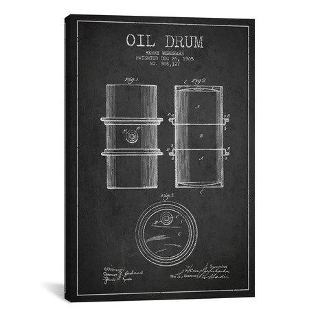 Oil Drum (18"W x 26"H x 0.75"D)