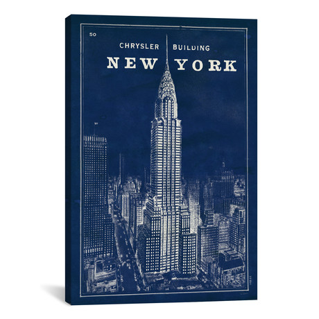 New York Chrysler Building (18"W x 26"H x 0.75"D)