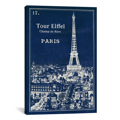 Eiffel Tower (18"W x 26"H x 0.75"D)