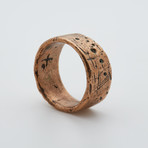 Weathered Ring //Bronze (Size: 5)