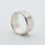 Weathered Ring // Silver (Size: 5)