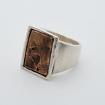 Frame Merlot Ring (Size: 5)