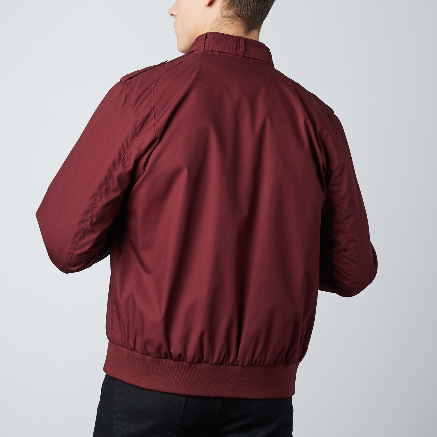 Iconic Racer Jacket // Burgundy (S) - Members Only - Touch of Modern