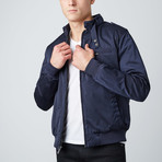 Twill Iconic Racer Jacket // Navy (L)