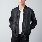 Downtown Bomber Jacket // Black (XL)