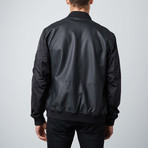 Downtown Bomber Jacket // Black (XL)