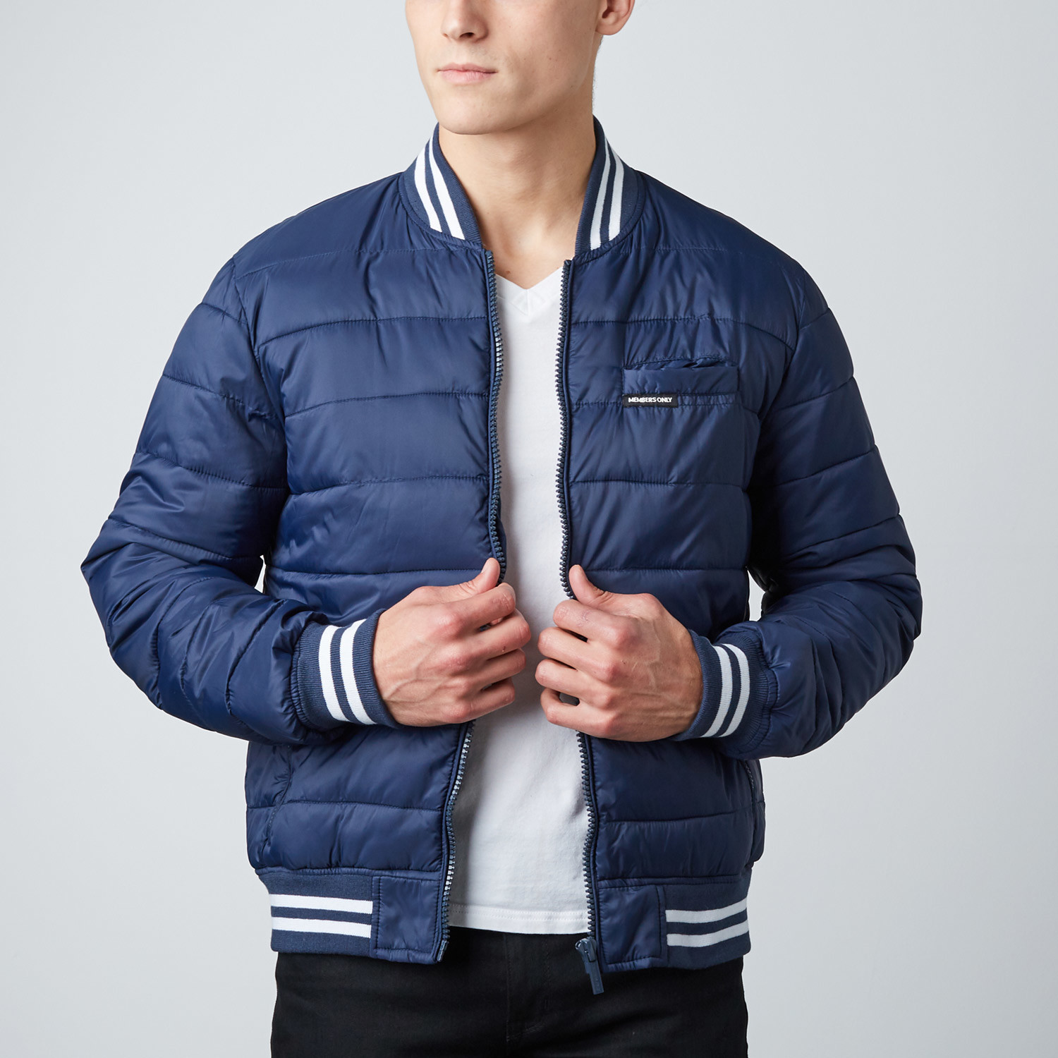 Varsity Puffer Jacket // Navy (S) - Members Only - Touch of Modern
