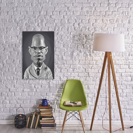 Malcolm X (18"W x 26"H x 0.75"D)