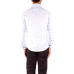 Dash Long-Sleeve Button-Up Shirt // White (3XL)