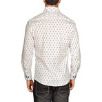 Bisected Long-Sleeve Button-Up Shirt // White (3XL)