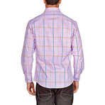 Lucas Long-Sleeve Button-Up Shirt // Lavender (3XL)