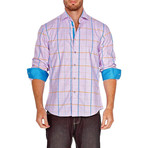 Lucas Long-Sleeve Button-Up Shirt // Lavender (M)