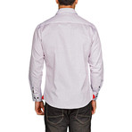 Daniel Long-Sleeve Button-Up Shirt // White (S)