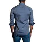 Woven Button-Up // Gray (L)