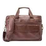 Model No. 1 // Leather Briefcase // Brown