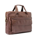 Model No. 1 // Leather Briefcase // Brown