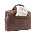 Model No. 1 // Leather Briefcase // Brown