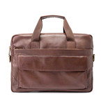 Model No. 1 // Leather Briefcase // Brown